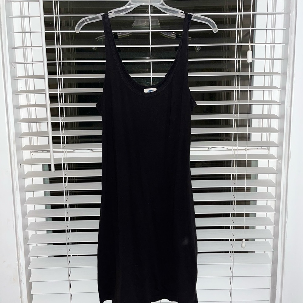 Old navy, medium, black, tank top cotton dress